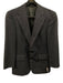 H Stockton Dark Gray Solid 2 Button Men's Suit Dark Gray / Est L
