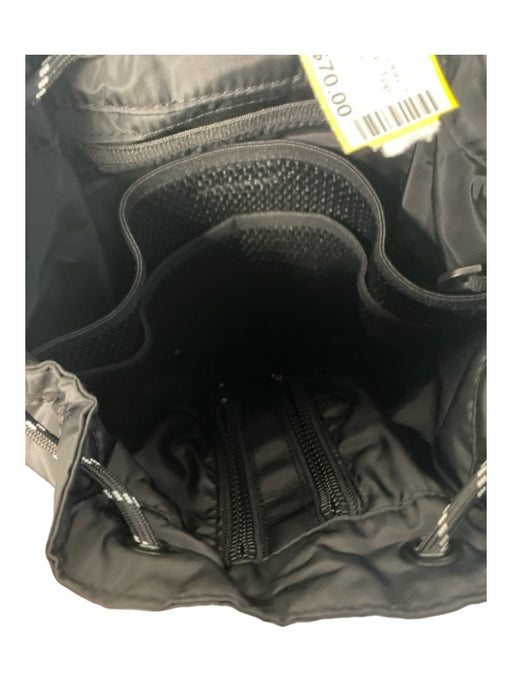 Dagne Dover Black Polyester Crossbody Buckle Top Zip Inside Pockets Bag Black / M