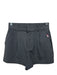 Zara Size XS Gray & Black Polyester Gingham hook & zip Pockets Shorts Gray & Black / XS