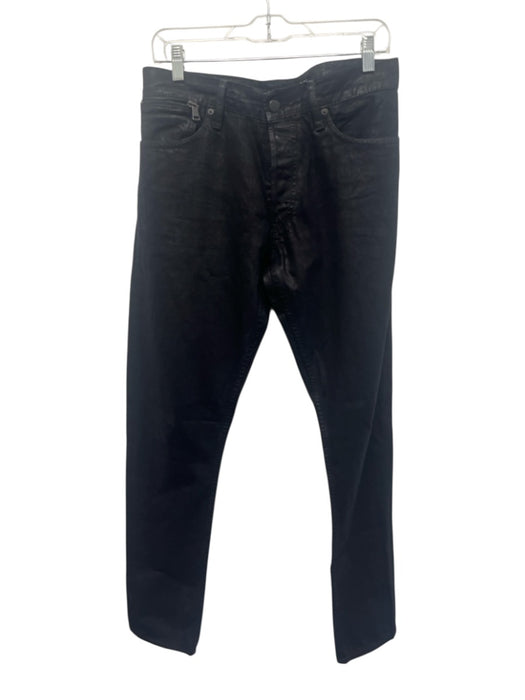 Ralph Lauren Black Size 32 Black Cotton Waxed Skinny Jean Men's Pants Black / 32