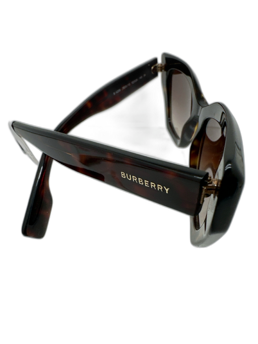 Burberry Brown Acetate Cat Eye Tortoise Dust bag incl. Gradient Sunglasses Brown