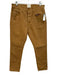 Sid Mashburn Size 34/32 Brown Cotton Canvas Straight Leg Pants Brown / 34/32