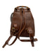 Gucci Brown Leather Mini Bamboo Backpack Bag Brown