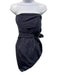 Rosie Assoulin Size 6 Navy Blue Silk & Wool Strapless Assymetric Top Navy Blue / 6