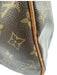 Louis Vuitton Brown Coated Canvas Monogram Leather Trim Zip Top Hand Bag Brown / 30