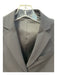 Theory Size 2 Black Wool Blend Lapel Front Pockets Button Detail Blazer Jacket Black / 2
