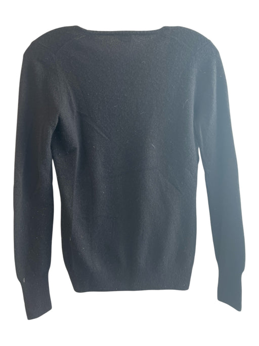 J Crew Size XS Black No Tag Crew Neck Long Sleeve Light Weight loose fit Sweater Black / XS