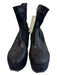 Pedro Garcia Shoe Size 39 Black Almond Toe Side Zip Wedge Heel Ankle Boot Boots Black / 39