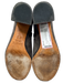 Vince Shoe Size 8.5 Gray Suede Round Toe Block Heel Side Zip Ankle Booties Gray / 8.5