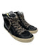 Golden Goose Shoe Size 39 Black & Multi Leather Suede lace up High Top Sneakers Black & Multi / 39