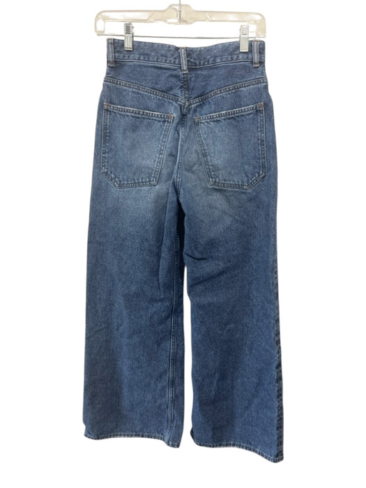 Chloe Size 26 Medium dark wash Cotton Blend Denim High Waist Button Fly Jeans Medium dark wash / 26