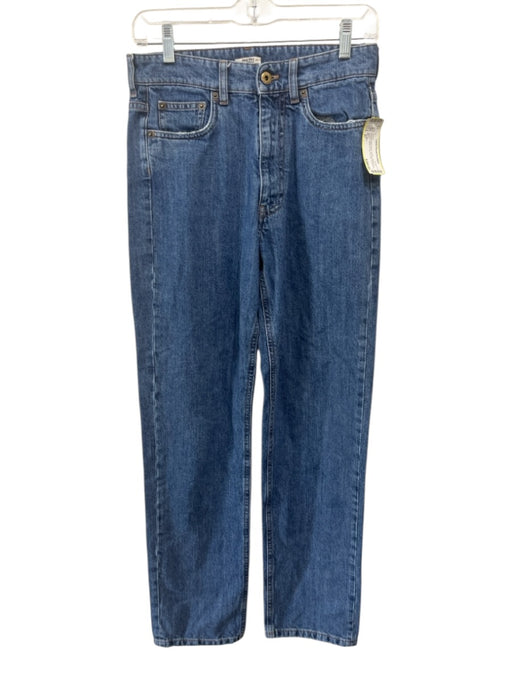 Miu Miu Size 27 Medium dark wash Cotton Denim 5 Pocket Button & Zip Fly Jeans Medium dark wash / 27