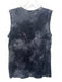 Raquel Allegra Size 0 Dark Blue Cotton Sleeveless Tie Dye Tank Top Dark Blue / 0
