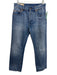 Gucci Size 22 Med Wash Cotton Denim Button Fly Mid Rise Whiskering Jeans Med Wash / 22
