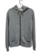 Aviator Nation Size S Gray Cotton Blend Heathered Zip Up Drawstring Jacket Gray / S