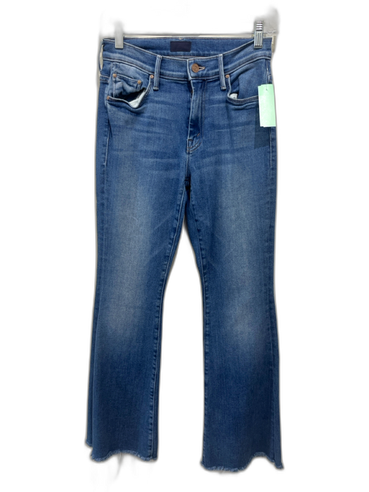 Mother Size 26 Medium light wash Cotton Blend High Rise Flare Leg Jeans Medium light wash / 26