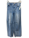 Alice + Olivia Jeans Size 24 Light Wash Cotton Blend High Waist Wide Leg Jeans Light Wash / 24