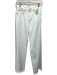 Slvrlake Size 25 White Cotton Denim Contrast Stitch High Waist Wide Leg Jeans White / 25