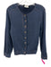 Christian Dior Boutique Size 6 Blue & Pink Cotton Blend Long Sleeve Sweater Blue & Pink / 6