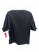 Rachel Comey Size XS Black Cotton Short Puff Sleeve Side Slit Boat Neck Top Black / XS
