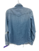 Mother Size S Light Wash Cotton Distressed Button Close Front Pockets Jacket Light Wash / S