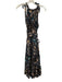 Ulla Johnson Size 2 navy blue & multi Cotton Blend Abstract Print Tiered Dress navy blue & multi / 2