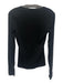 Veronica Beard Jeans Size XS Black Pima Cotton Blend Ribbed Knit Long Sleeve Top Black / XS