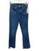 Veronica Beard Size 25 Medium Wash Cotton Blend Frayed Hem High Rise Ankle Jeans Medium Wash / 25