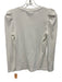 Veronica Beard Size XS White Pima Cotton Blend Ribbed Knit Puff Shoulder Top White / XS
