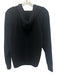 Minnierose Size S Black Cashmere Hooded Open Front Cardigan Black / S
