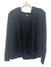 Minnierose Size S Black Cashmere Hooded Open Front Cardigan Black / S