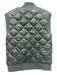 Closed Size M Green Nylon Quilted Button Up Vest Green / M