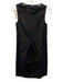 Jill Sander Size 34 Navy Cotton Sleeveless Mini Pleated Scoop neck Dress Navy / 34