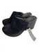 Fiorentini + Baker Shoe Size 40 Black Leather Round Toe Fringe Platform Shoes Black / 40