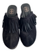 Fiorentini + Baker Shoe Size 40 Black Leather Round Toe Fringe Platform Shoes Black / 40