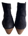 Isabel Marant Shoe Size 39 Black Suede Side Zip Cuban Heel Above ankle Booties Black / 39