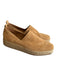 Vince Shoe Size 37 Tan Suede Flatform Stretch Panels almond squarish toe Shoes Tan / 37