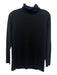 Ann Mashburn Size S Black Cashmere Long Sleeve Turtleneck Top Black / S