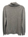 Chinti and  Parker Size L Gray & Rainbow Cashmere Long Sleeve Text Sweater Gray & Rainbow / L
