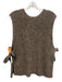 Officine Generale Size One Size Brown, Black, Cream Organic Cotton Sweater Brown, Black, Cream / One Size
