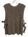Officine Generale Size One Size Brown, Black, Cream Organic Cotton Sweater Brown, Black, Cream / One Size