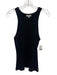 Agolde Size M Black Cotton & Lyocell Sleeveless Rib Knit Tank Top Black / M
