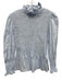 Maria de la Orden Size M Light Blue Cotton Long puff sleeve Smocked Bodice Top Light Blue / M