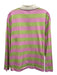 Baum und Pferdgarten Size S Pink & Green Cotton Long Sleeve Stripe Oversize Top Pink & Green / S