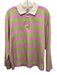 Baum und Pferdgarten Size S Pink & Green Cotton Long Sleeve Stripe Oversize Top Pink & Green / S
