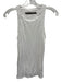 Enza Costa Size M White Pima Cotton Sleeveless Tank Top White / M