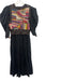 Sea New York Size M BLack, Yellow, Multi Short Puff Sleeve Sweater Vest Dress BLack, Yellow, Multi / M