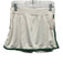 Tuckernuck Size M White & Green Polyester & Spandex Elastic Waist Gingham Skort White & Green / M