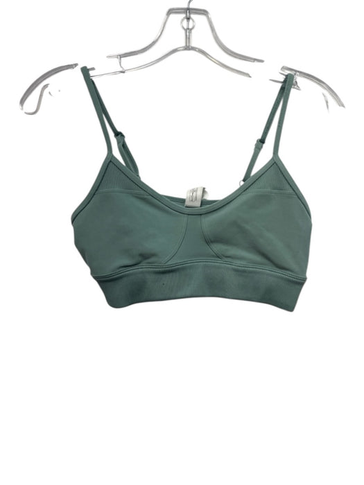 Alo Size S Mint Green Polyester & Elastane Sports Bra Legging Athletic Pant Set Mint Green / S