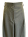 Officine Generale Size 34 Black Virgin Wool Vest Buttons Wide Leg Pant Set Black / 34